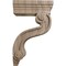 Ekena Millwork 3 7/8"W x 8"D x 13"H Los Angeles Hollow Back Corbel, Walnut COR03X08X13HAWA - alternate 2